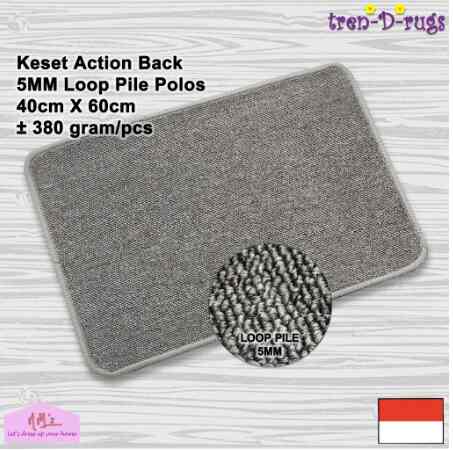 Keset Kaki Polos 40 cm x 60 cm