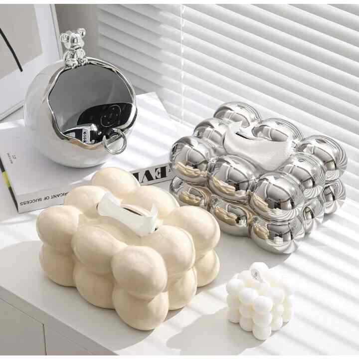 Tissue Box Bubble - Bok Tissu Keramik