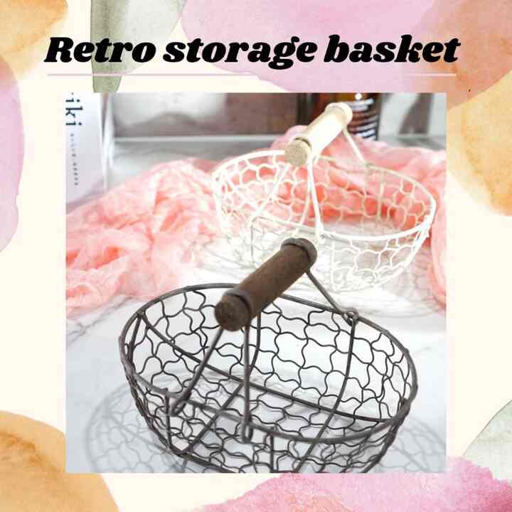Retro Storage Basket