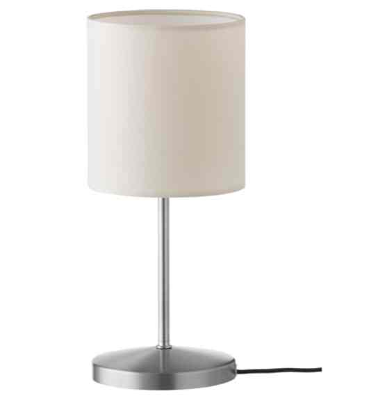 INGARED, Lampu meja, krem, 30 cm