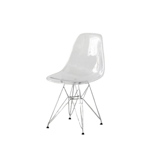 Shell Chair クリア  シンプル オフィスチェア