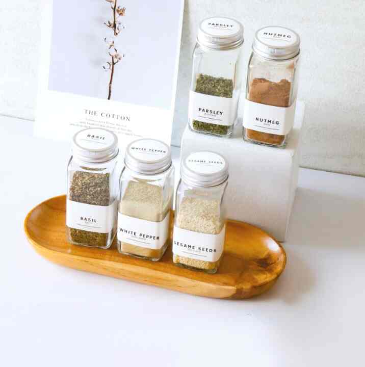 Tempat Bumbu Dapur Kaca, 125ml