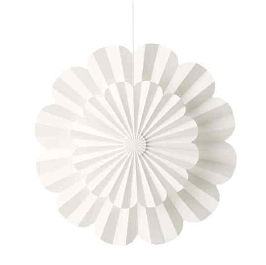 STRÅLA Led pendant lamp, battery-operated/flower, 35 cm