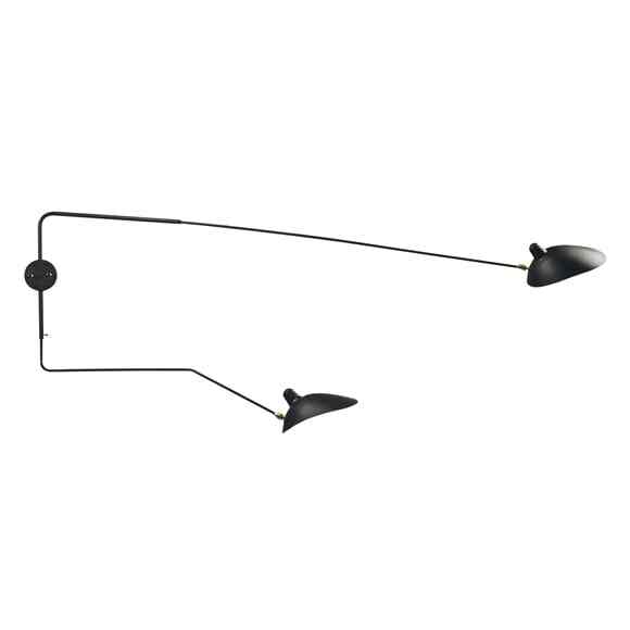 APPLIQUE MURALE 2 BRAS PIVOTANTS アプリク ミュラル ドゥ ブラ ピヴォタン