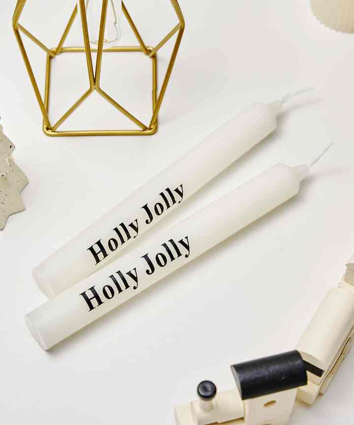 Holly Jolly キャンドル2本セット