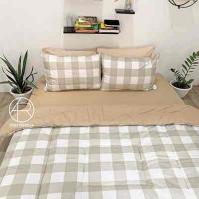 Bedcover Set Motif Kotak