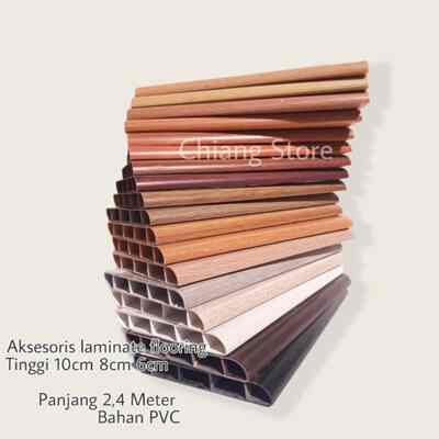 Plint pvc motif kayu