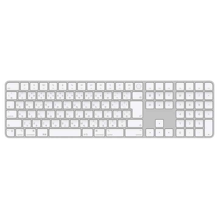 シリコン搭載Macモデル用Touch ID搭載Magic Keyboard（テンキー付き）［2色］