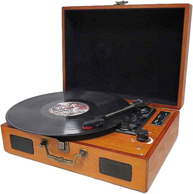 レコードプレーヤー スピーカー内蔵