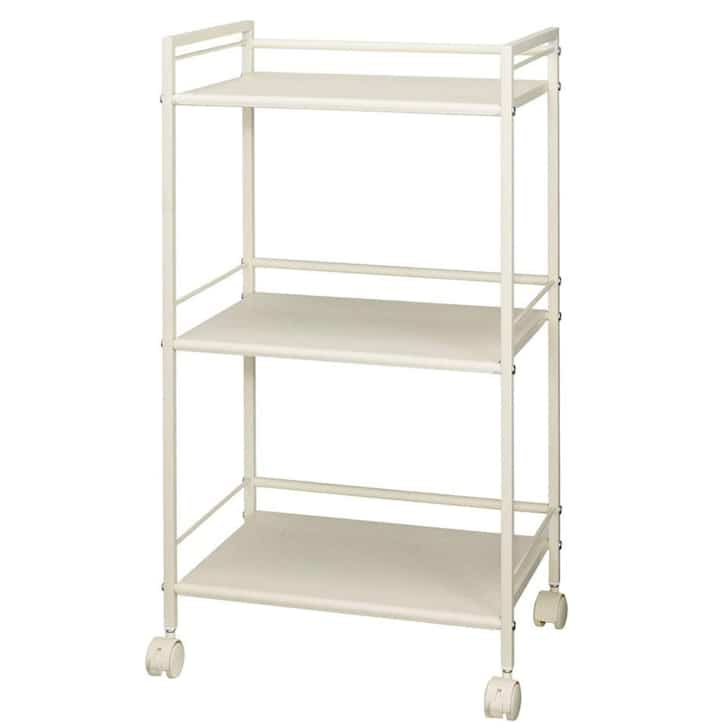 パンチングラック 3段 キャスター付き【4colors】