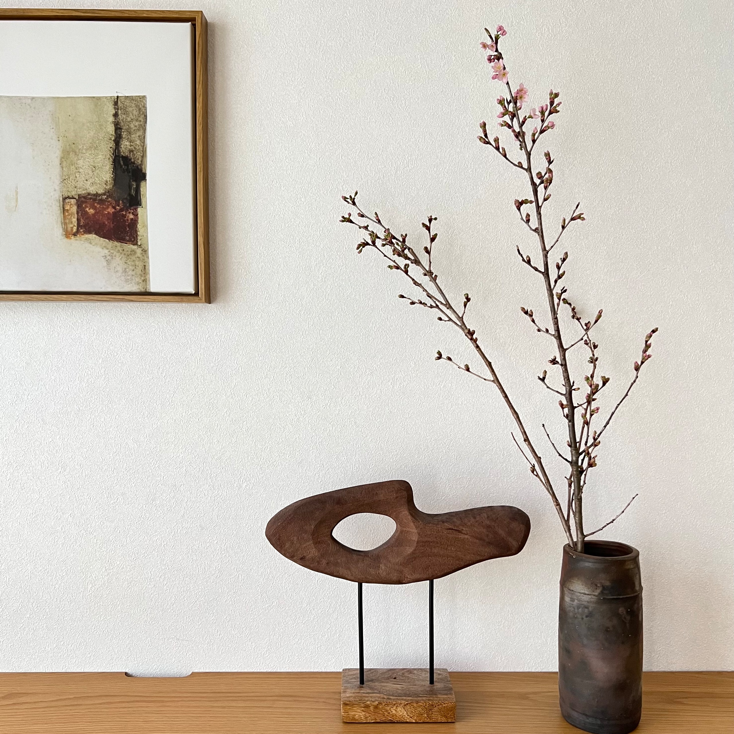 ART OF BLACK soak アートポスター フレーム付き 40×40cm［4種