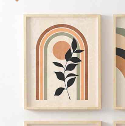 Dekorasi Dinding Aesthetic Pigura Kayu