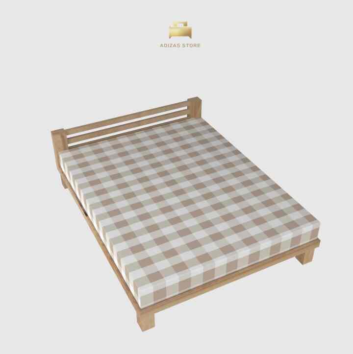 Sarung Kasur 160x200x20, Warna Brown Firmo