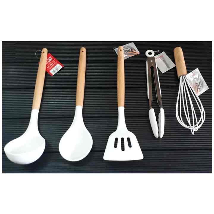 Spatula sodet silicone Cypruz putih