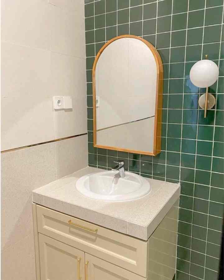 Arch Mirror Cabinet (custom color)