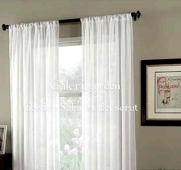 Vitrase Polos Salju (model serut)