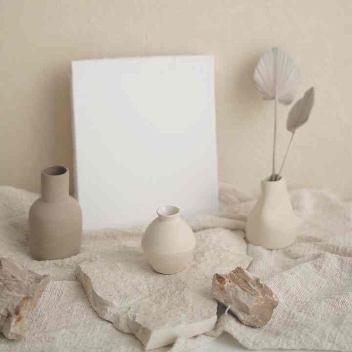 JILL - Vas Keramik Dekorasi dan Bunga