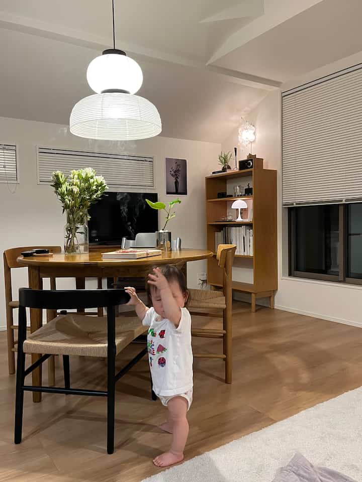 #リビングインテリア
#円形ダイニングテーブル