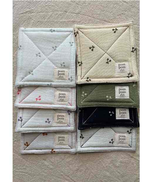 Cherry - Fluffy coaster 10x10cm | Pompom Studio