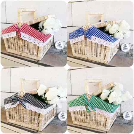 Keranjang Rotan Piknik Jumbo