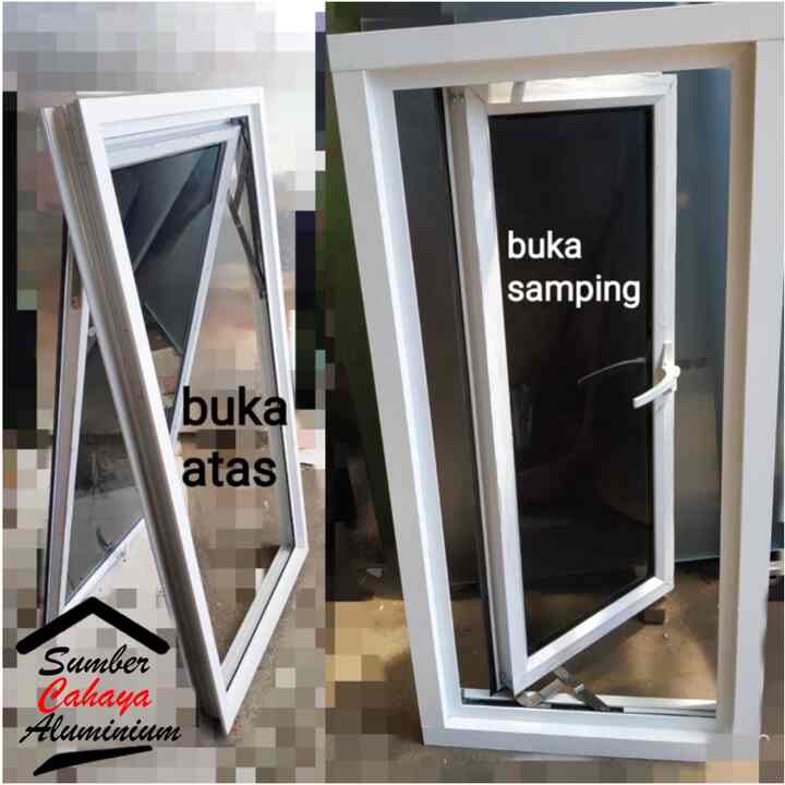 Jendela Aluminium 50 x 195