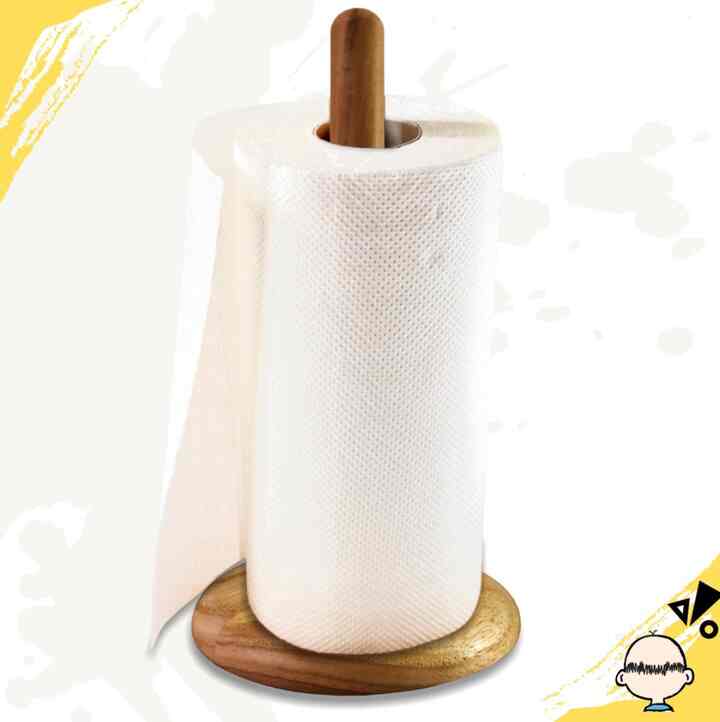 Tempat Tissue Gulung Tisu Holder Roll Dapur Bahan Kayu
