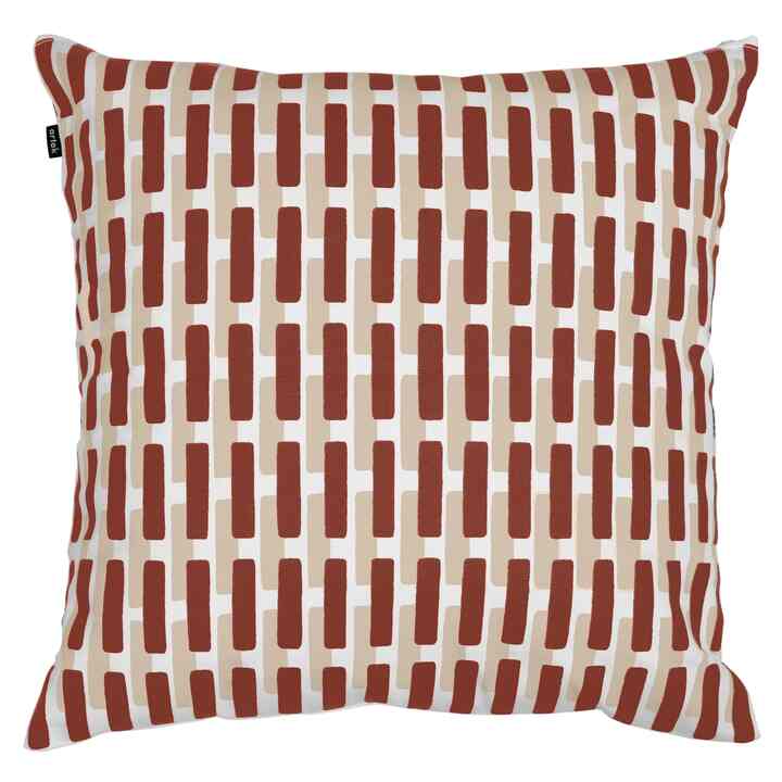 シエナ クッションカバー ブリック／サンド シャドー