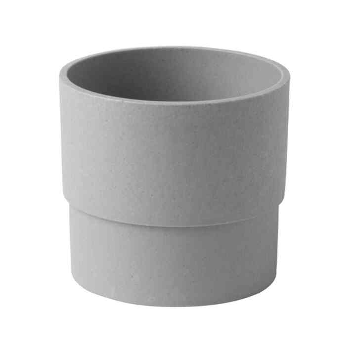 NYPON Pot tanaman, dalam/luar ruang abu-abu, 9 cm