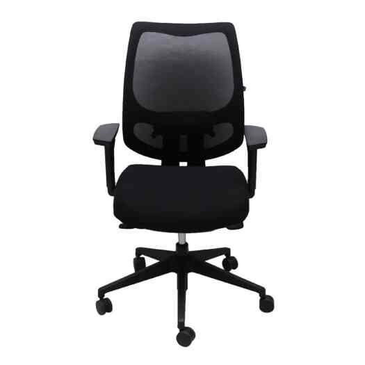 Sauber Kursi Kantor Sandaran Rendah - Hitam