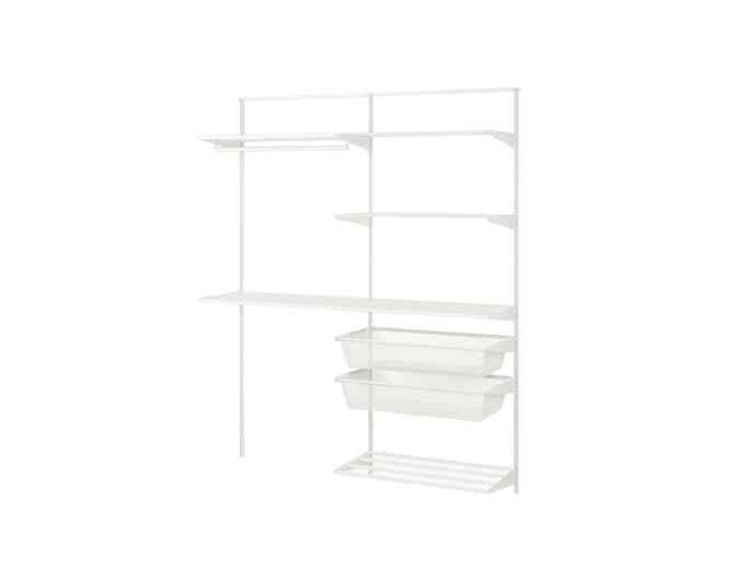 BOAXEL Kombinasi laundry, putih, 165x40x201 cm