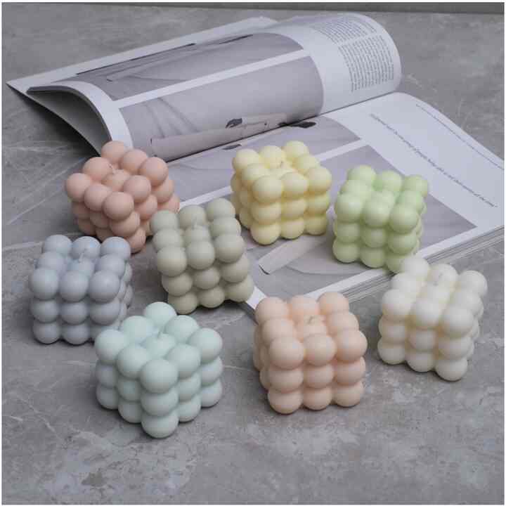 Bubble Cube Candle