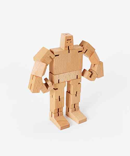 木製 キューブ ロボット ジュリアン ガスリー キューボット