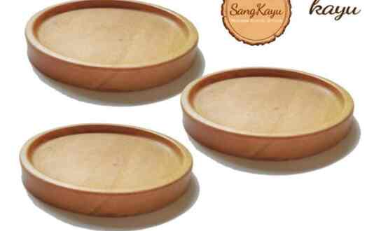 Wooden Coaster 10x1 DD-9 cm