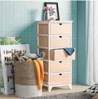 Sandra Lemari Laci Kayu