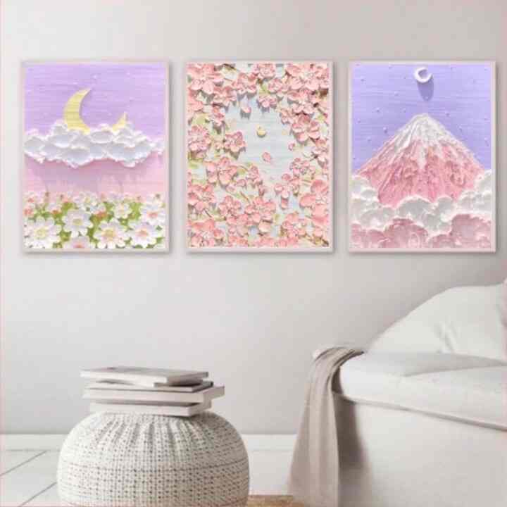 Pastel Paint Wall Decor