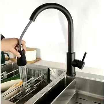 Keran Leher Angsa Fleksibel, Hitam