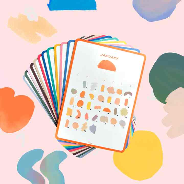 366 color & shapes (カレンダー 2024)