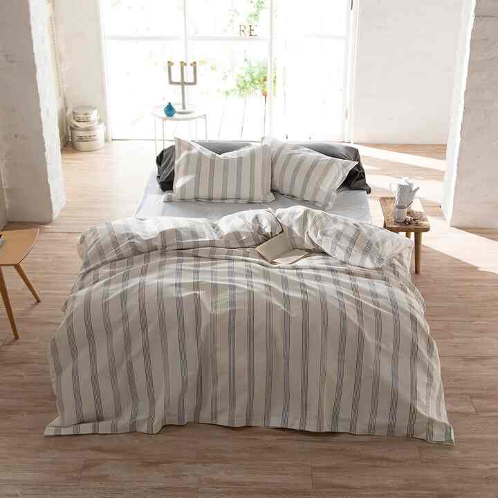 ウィッシュストライプ 掛け布団カバー