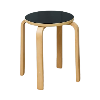 木製スツール(セロ ブラック)