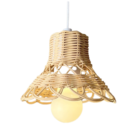 ペンダントライト ラタンシェード