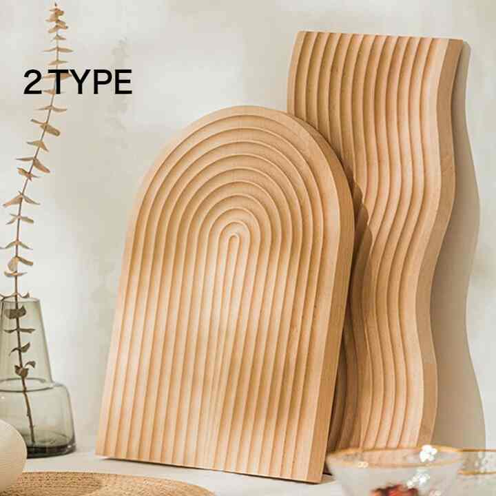 ウッドプレート ウッドトレイ ウェーブ