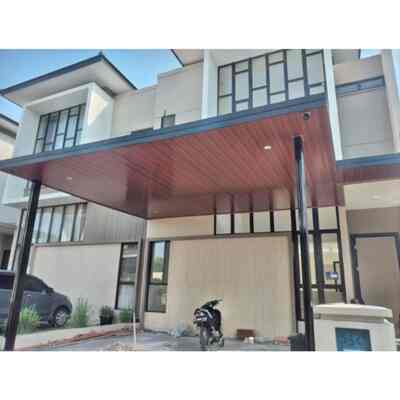 Kanopi Baja Ringan Atap Alderon rs + Plafon pvc m² all in