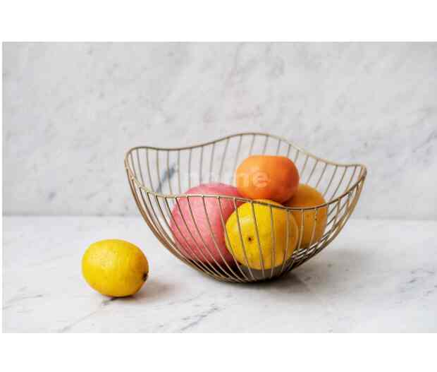 GOLD FRUIT BASKET *Tempat Buah Emas*