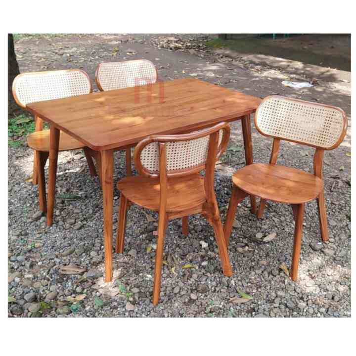 Dining Set Kursi & Meja Makan Jati Tua