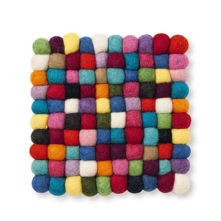 羊毛ボール コースター