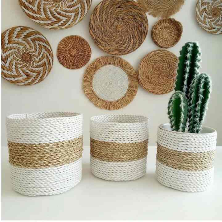 Cover pot bulat segrass