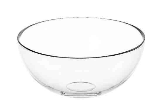 BLANDA, Mangkuk saji, kaca bening, 20 cm