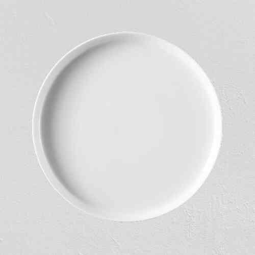 Frank Modern White Dinner Plate