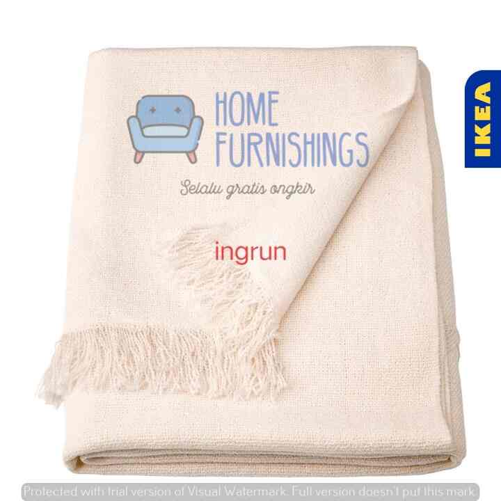 Ingrun selimut kecil dekorasi wool hangat 170 x 130 cm small blanket warm