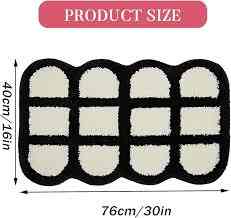 Irregular Shaped Bathroom Rug